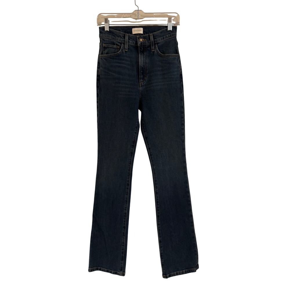 Favorite Daughter The Valentina Bootcut Jeans Woodside Dark Wash Blue Size 25